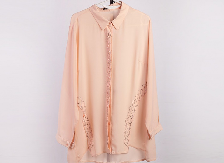 شومیز بلند کرپ حریر زنانه