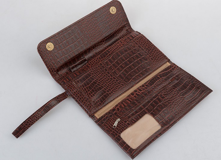 کیف چرمی مدارک طرح پوست