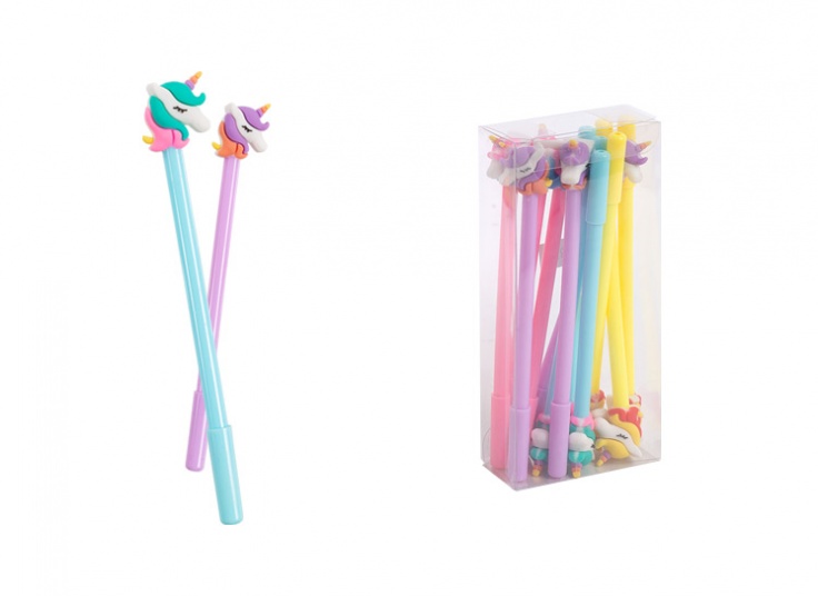 پک 12 عددی روان نویس طرح Unicorn