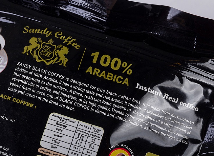 انواع پکیج قهوه فوری Sandy