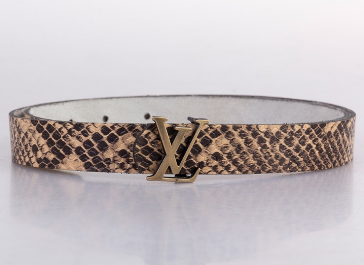 کمربند باریک زنانه طرح Louis Vuitton