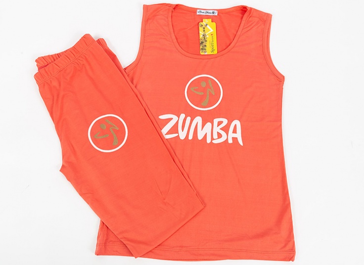تاپ و شلوار طرح ZUMBA