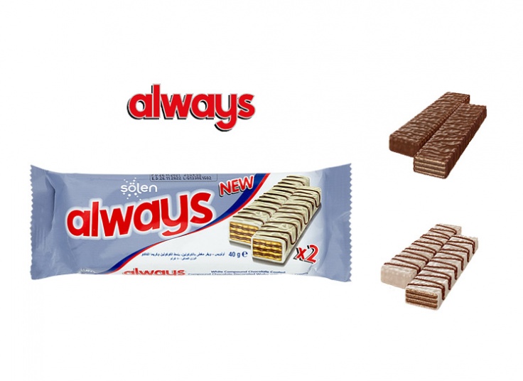 ویفر شکلاتی always