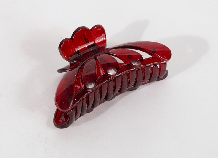 کلیپس مو پنج پر شیشه ای