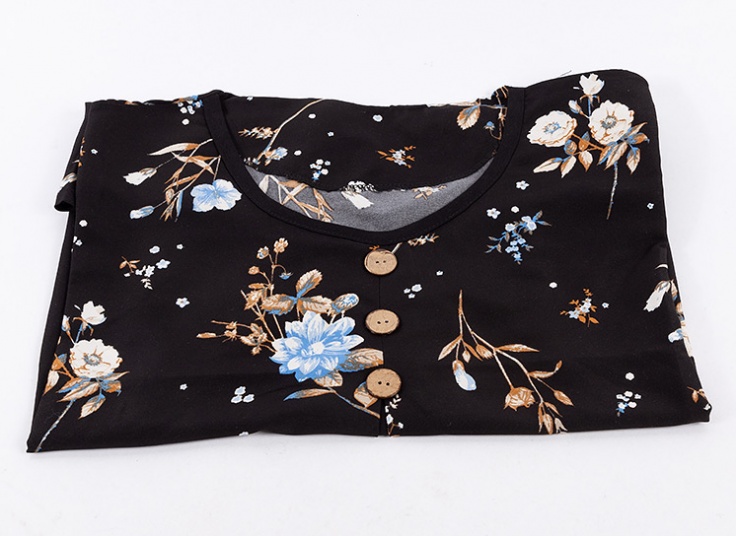 تونیک زنانه نخی آستین کوتاه