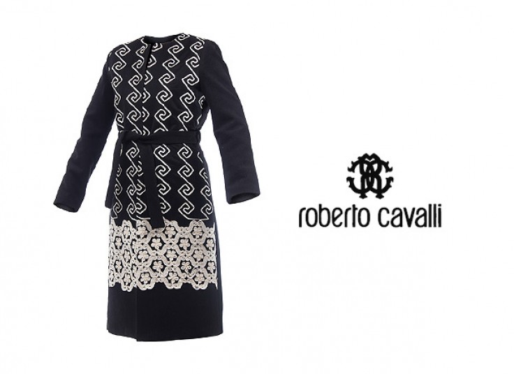 پالتو طرح دار Roberto Cavalli