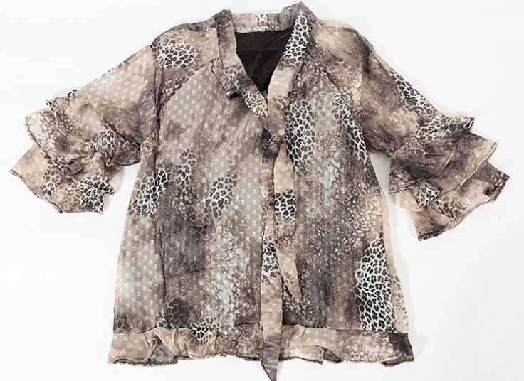 بلوز حریر گره ای