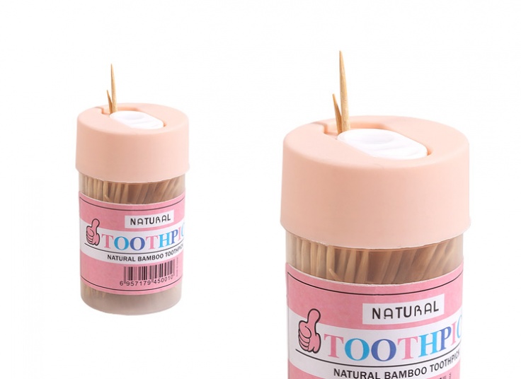 خلال دندان با چوب بامبو