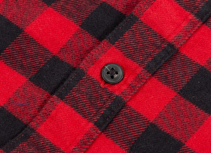 پیراهن پشمی چهار خانه