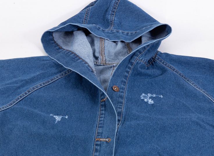 کت جین زنانه کلاهدار