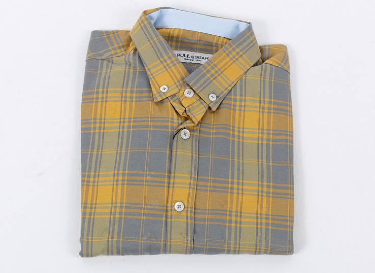 پیراهن چهارخانه Pull&Bear