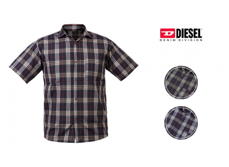 پیراهن آستین کوتاه مردانه طرح Diesel