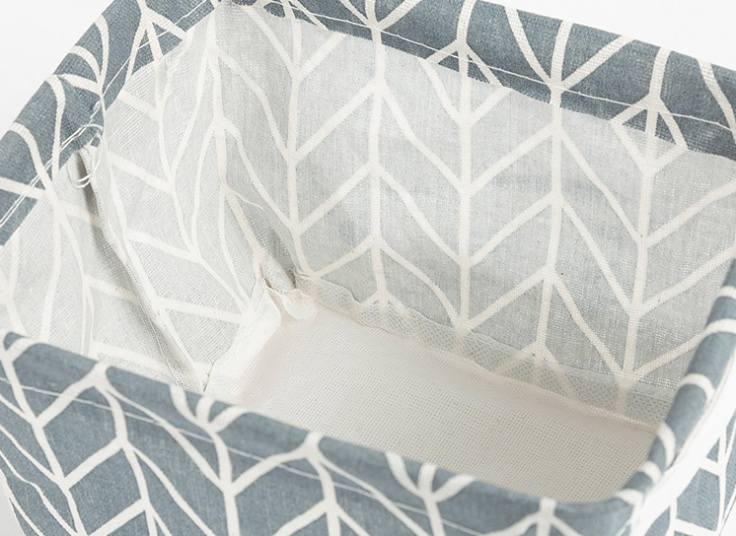 سبد پارچه ای طرح دار