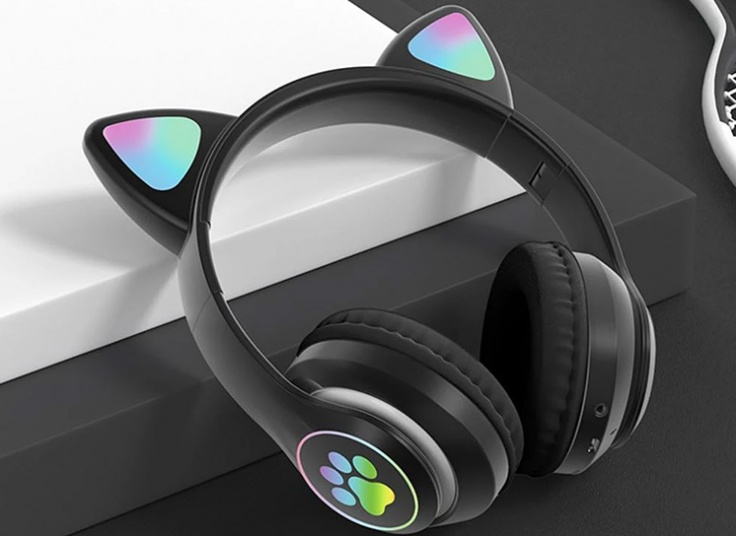 هدفون بلوتوثی طرح Cat مدل STN-28