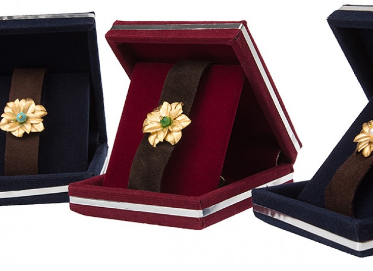 دستبند گل طلا