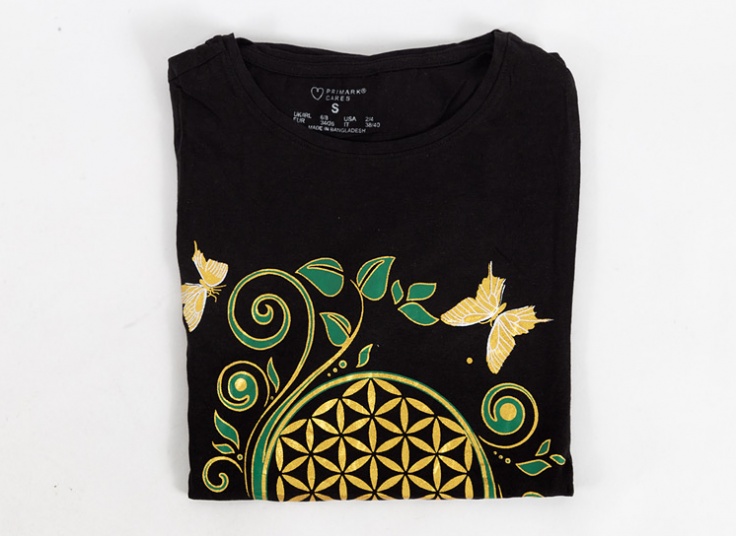 تیشرت زنانه Pirmark طرح شاپرک