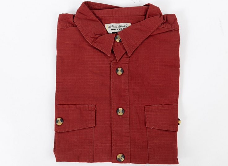 پیراهن آستین کوتاه مردانه Eddie Bauer