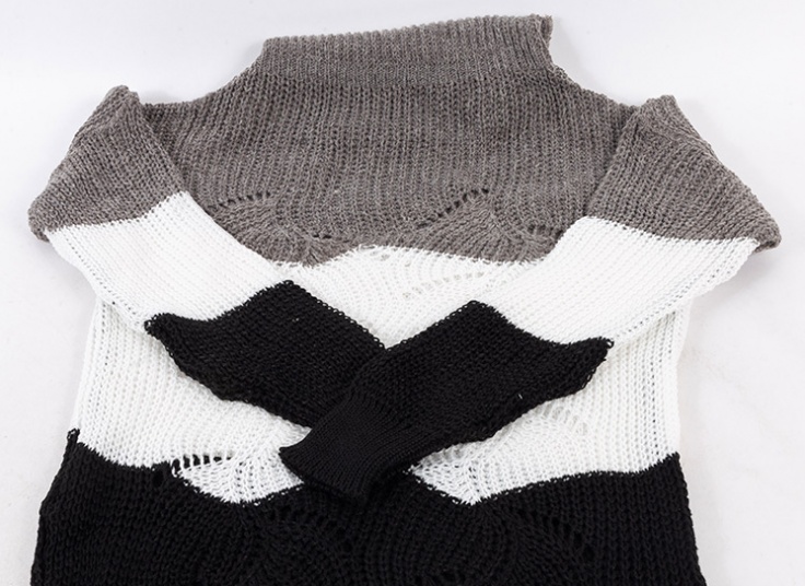 بلوز بافت زنانه یقه شل