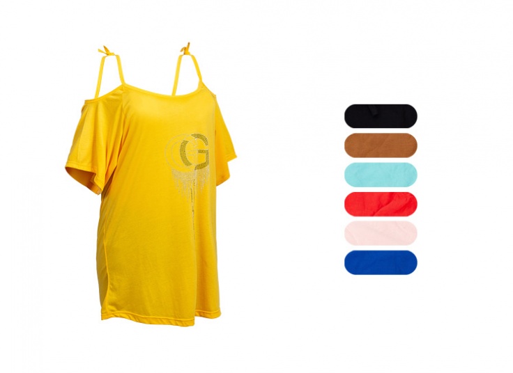 بلوز یقه گره ای طرح Gucci