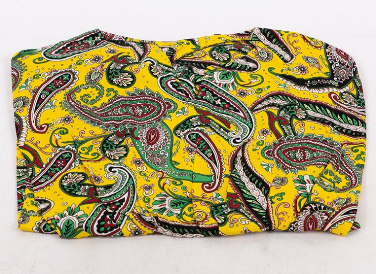 پیراهن ساحلی یقه کوبایی