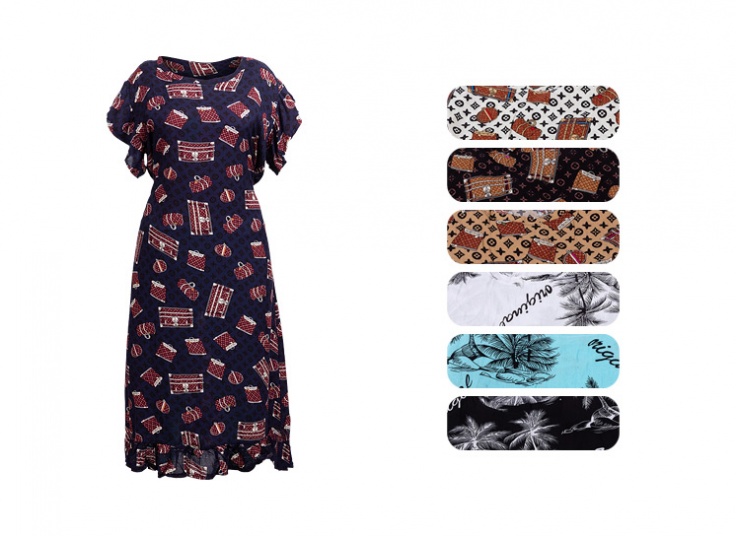 سارافن بلند چین دار