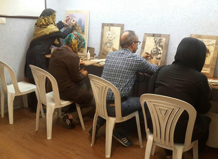 آموزش معرق کاری آموزشگاه رازچوب