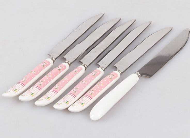 کارد غذا خوری دسته سرامیکی