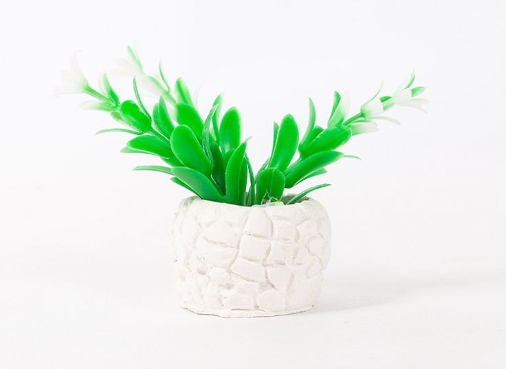 گلدان تزئینی طرح سنگی