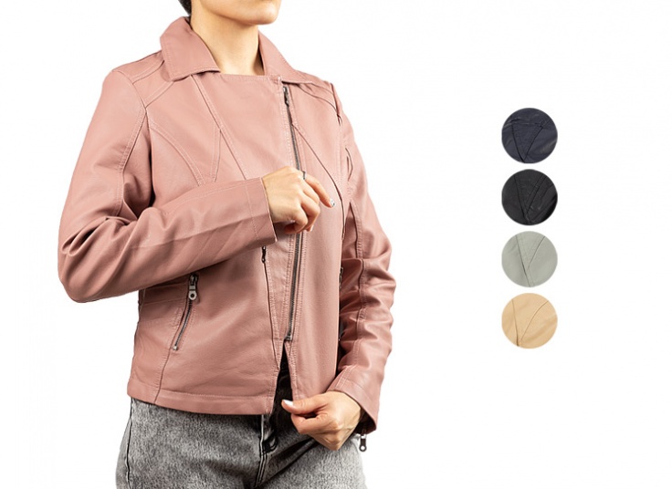 کاپشن چرم زنانه Chaoliu City