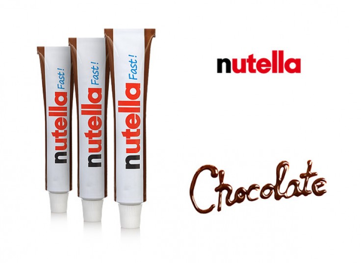 شکلات تیوپی Nutella Fast