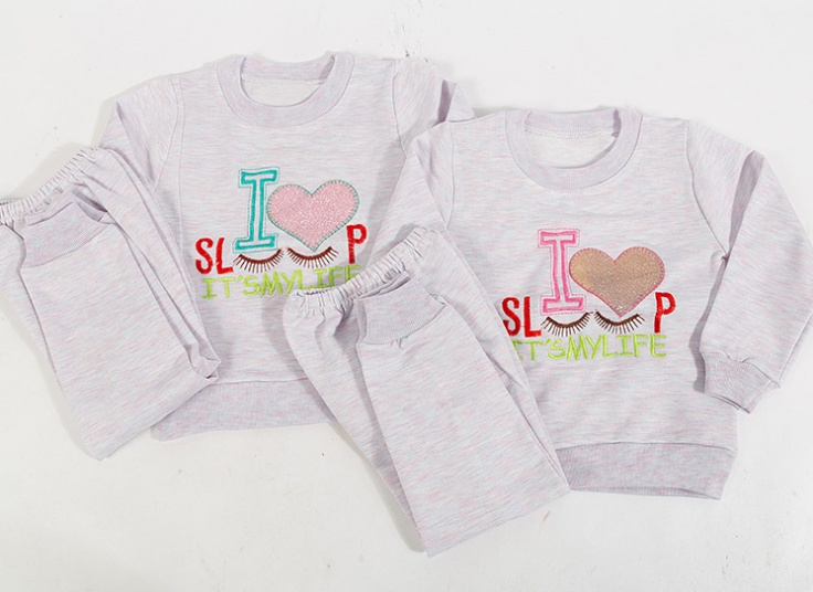 بلوز شلوار دخترانه تکه دوزی