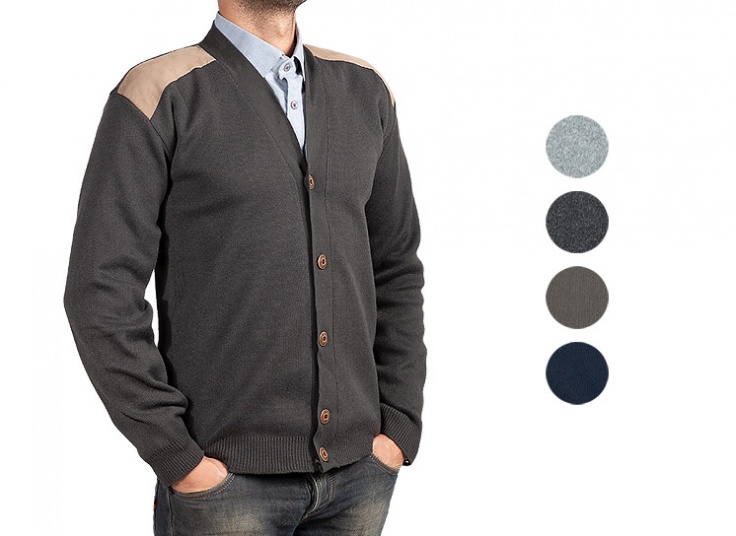 ژاکت بافت ساده SKY