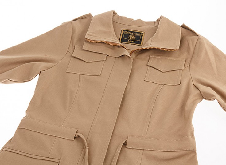 مانتو پاییزه طرح roberto cavalli