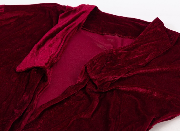 مانتو مخمل جلوباز