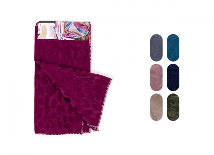 پک دو عددی دستمال مخملی