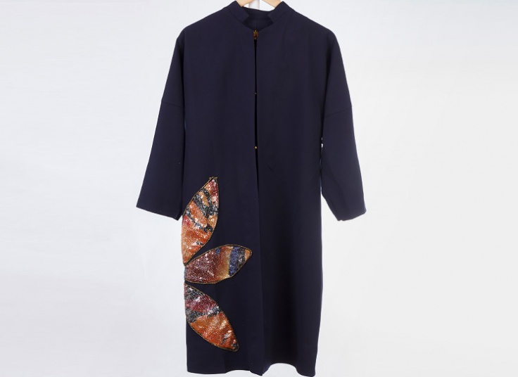 مانتو کرپ زنانه Floreado