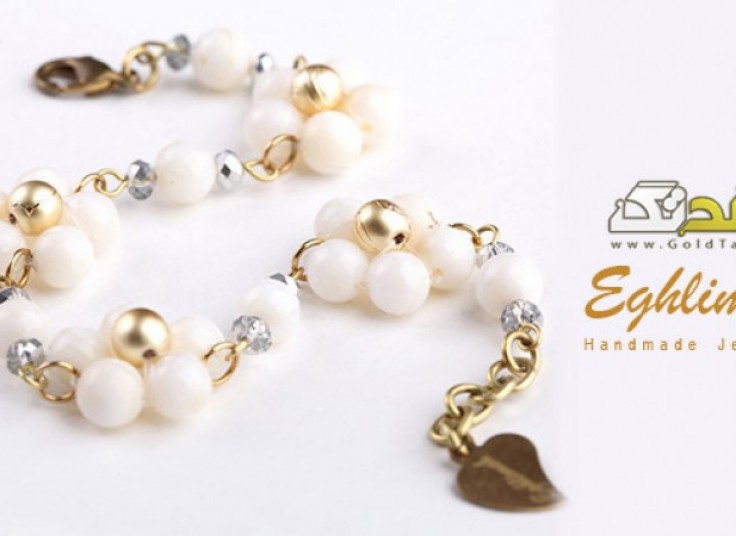 دستبند ، گوشواره ، گردنبند صدف Eghlimeh