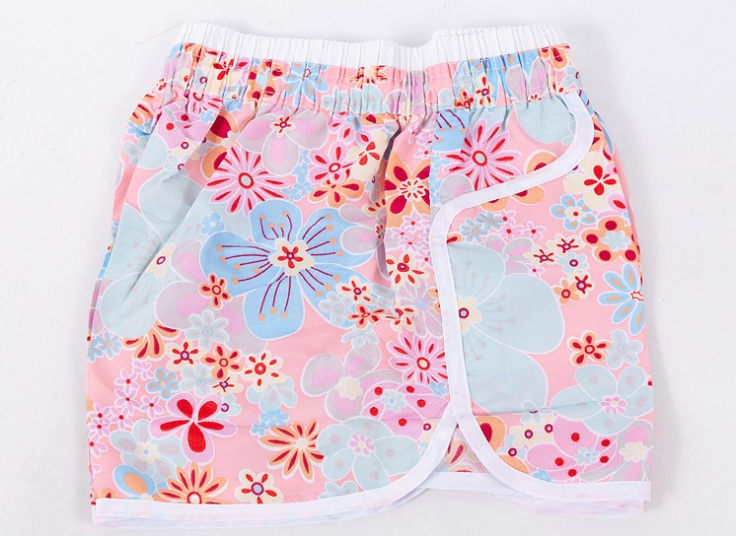 شلوارک زنانه طرح هاوایی