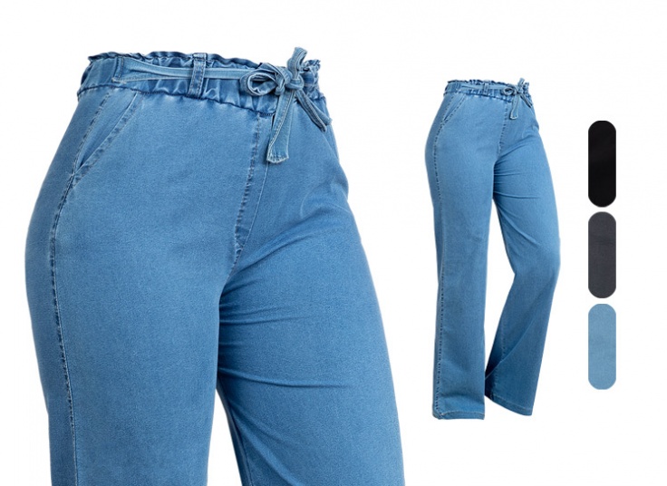 شلوار جین بگ کاغذی