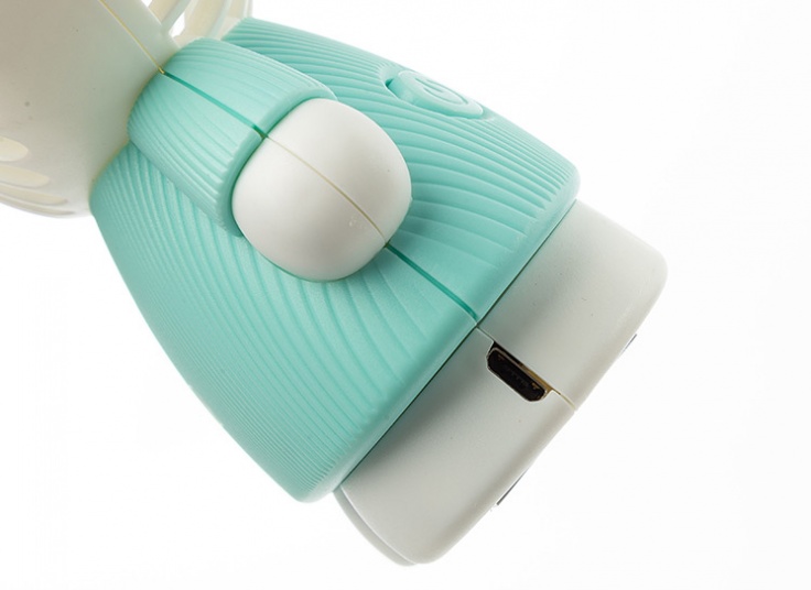 پنکه چراغدار شارژی طرح خرگوش DianDi