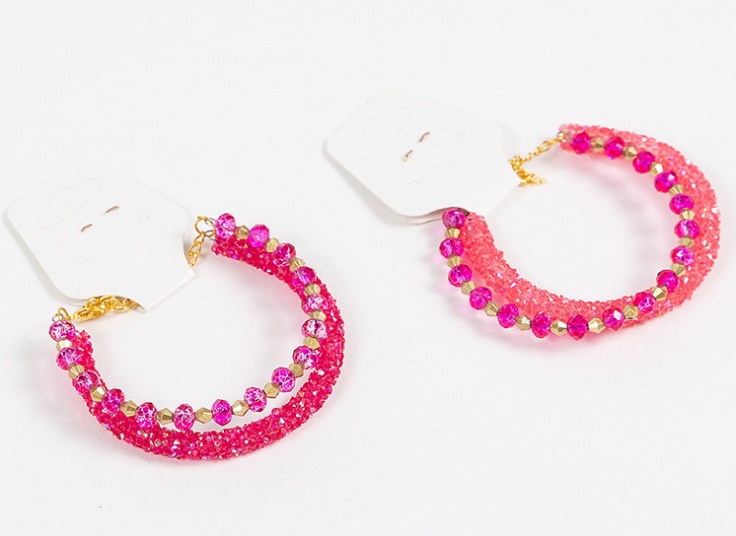 دستبند طرح کریستال