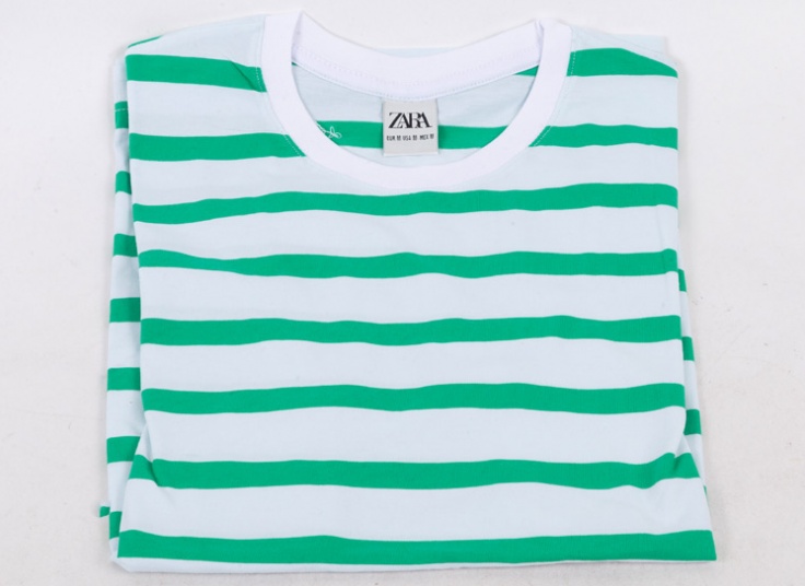 تیشرت مردانه راه راه طرح Zara