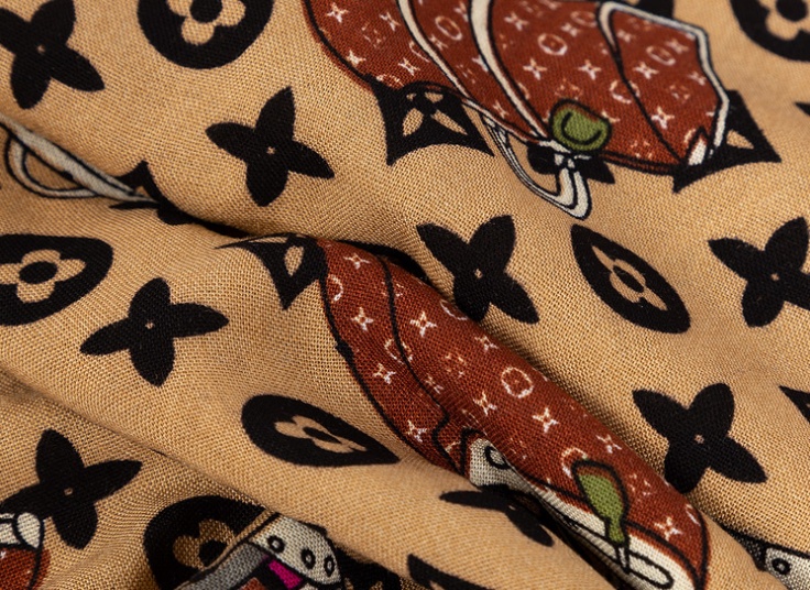 بلوز نخی سایز بزرگ جیب دار