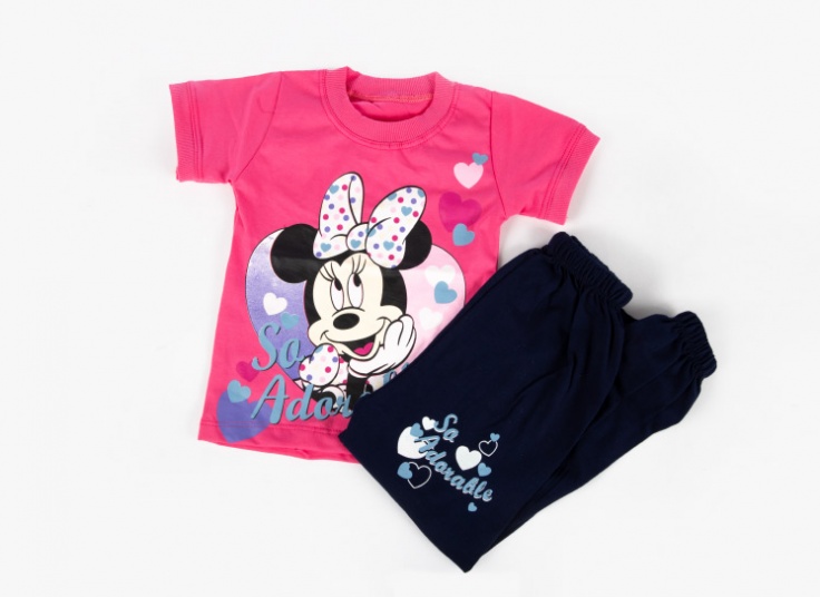 ست تیشرت شلوار دخترانه مینی موس