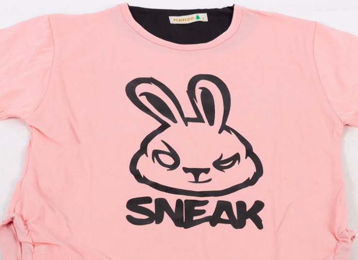 کراپ گتر دخترانه طرح BUNNY