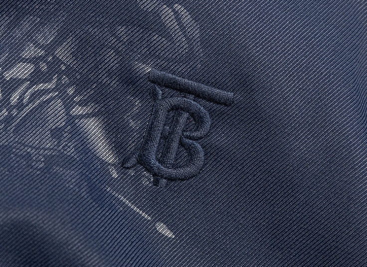 پیراهن آستین کوتاه طرح Burberry