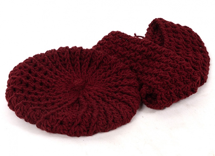 ست کلاه فرانسوی و شال گردن