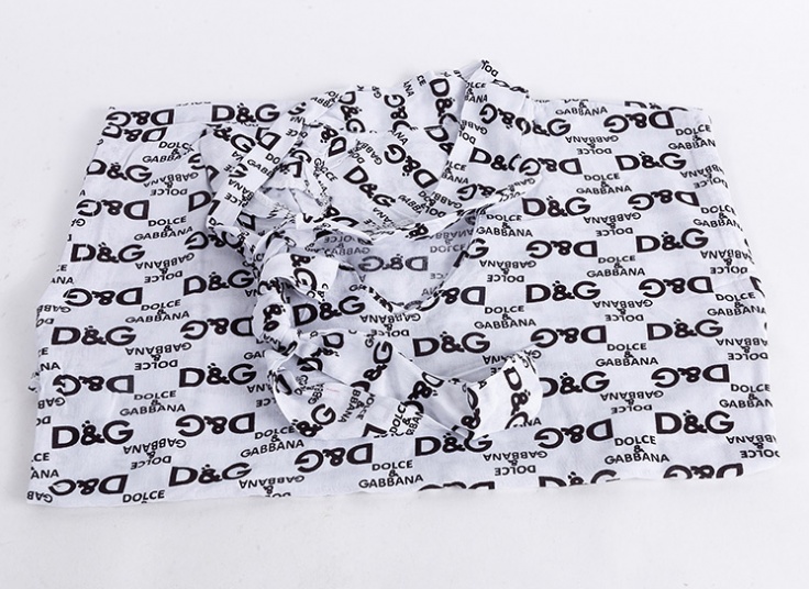 تاپ یقه گره‌ای نخی طرحدار