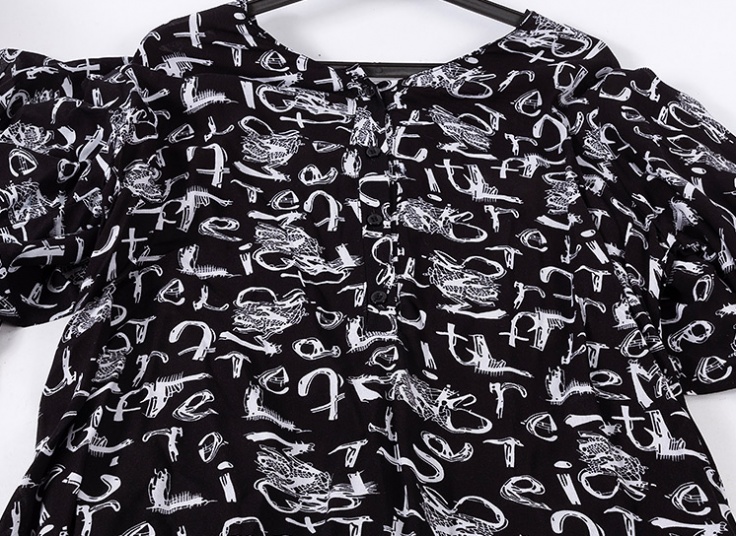 پیراهن ساحلی آستین کلوش