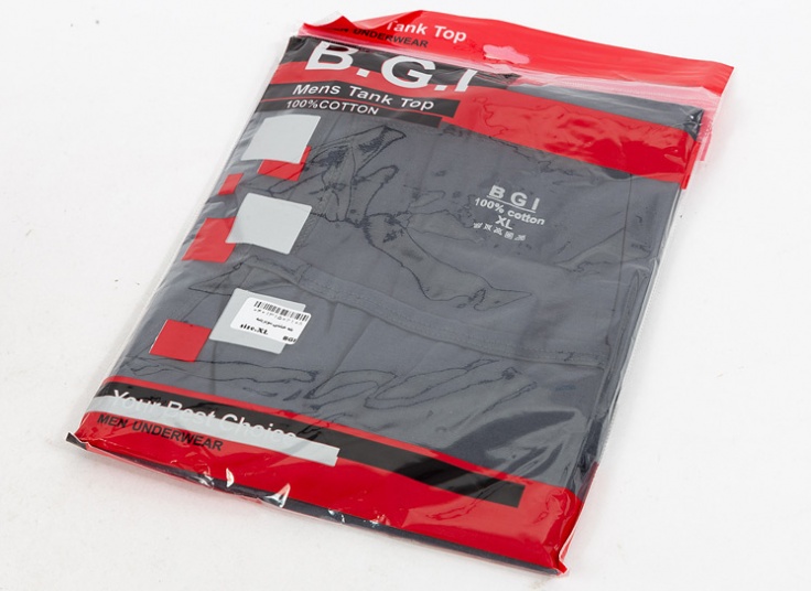 رکابی یقه خشتی سوپر پنبه BGI